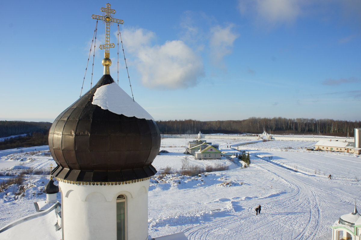 Вид с колокольни Крыпецкого монастыря - Елена Павлова (Смолова)