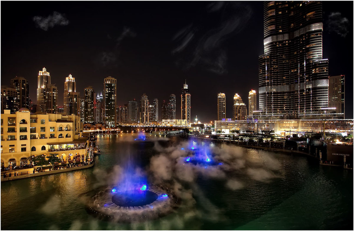 Поющие фонтаны в Дубаи...ОАЭ. - Александр Вивчарик