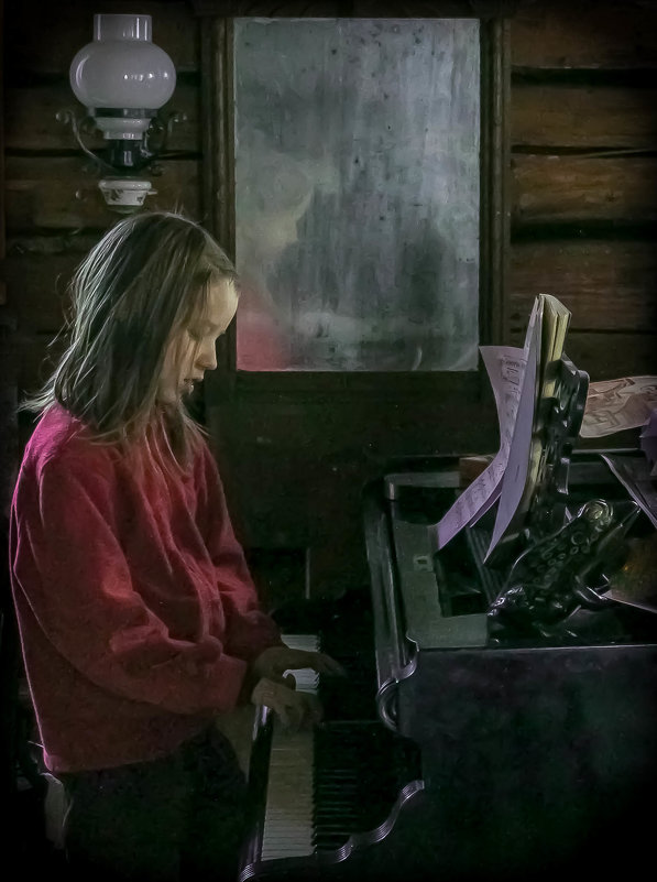 Девочка играет на рояле - Павел Аксёнов