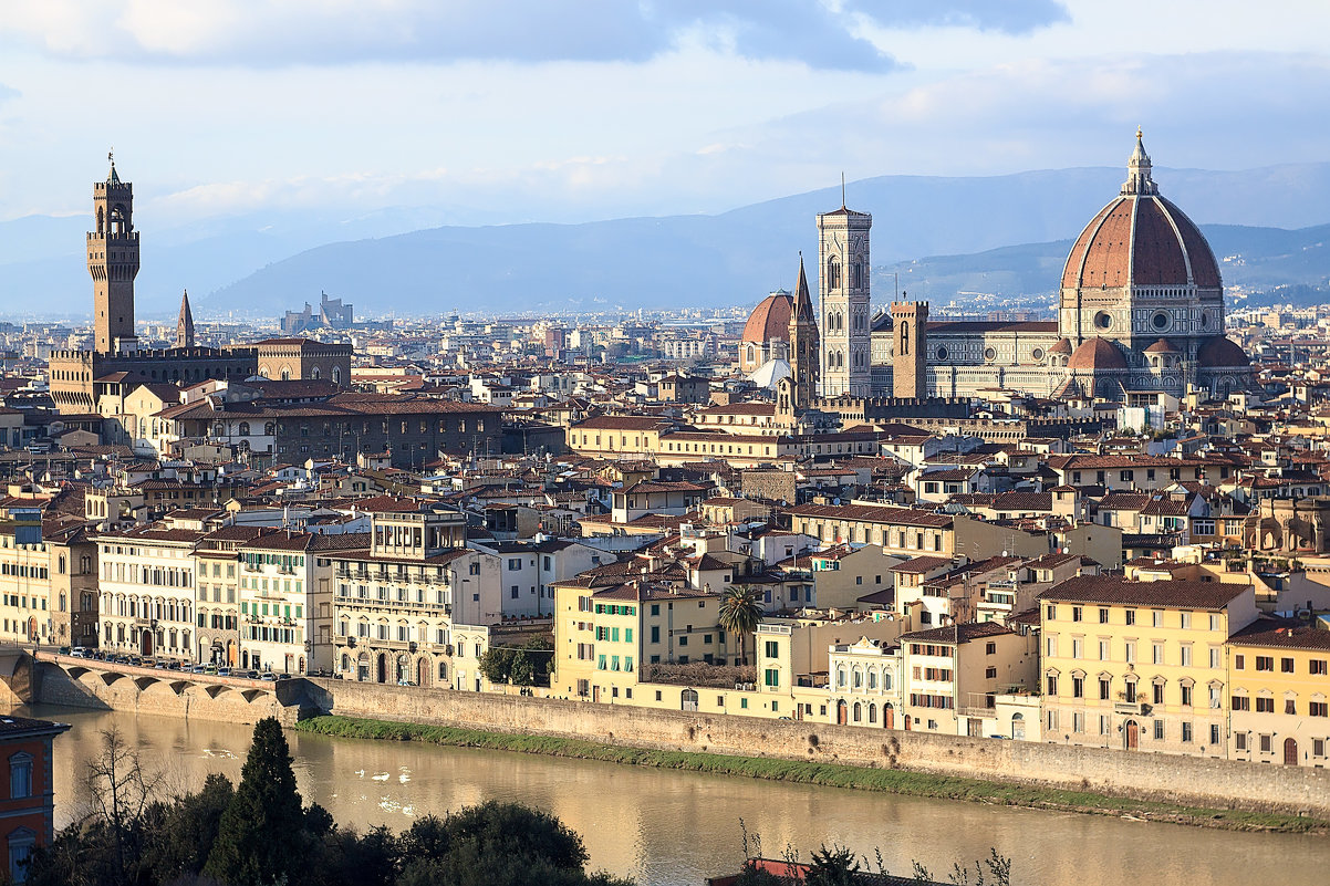 Вид с холма Микеланджело на Флоренцию - Olga Vorzheva