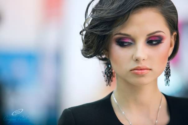 Вечерний, подиумный макияж - Юлия Мальцева