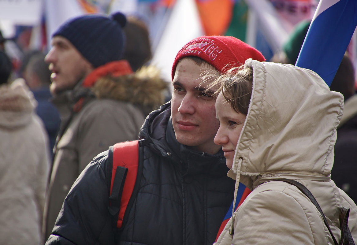 Митинг "Антимайдан" в Москве 21.02.2015г - Евгений Жиляев