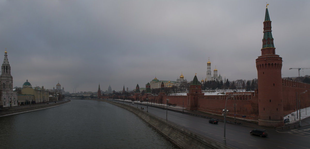 Москва,с видом на Кремль,хмурым февральским утром - Алексей -