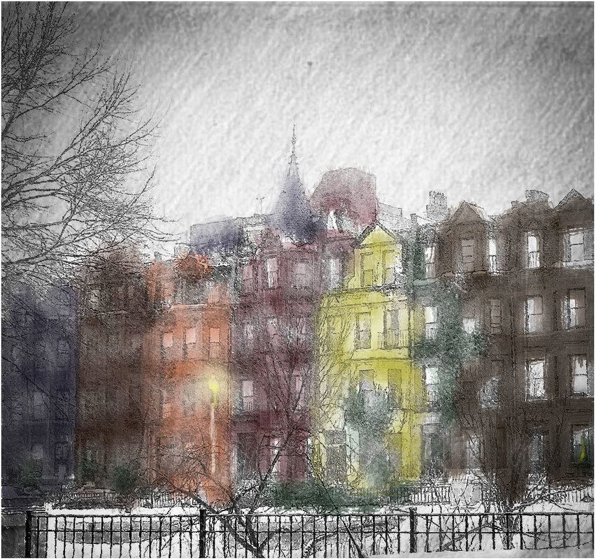 Разукраска улиц Бостона - Misha McD