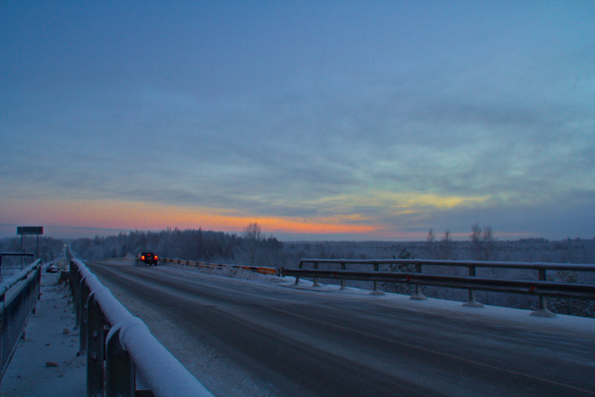 30 декабря, закат над Кишемским каналом - olgaborisova55 Борисова Ольга