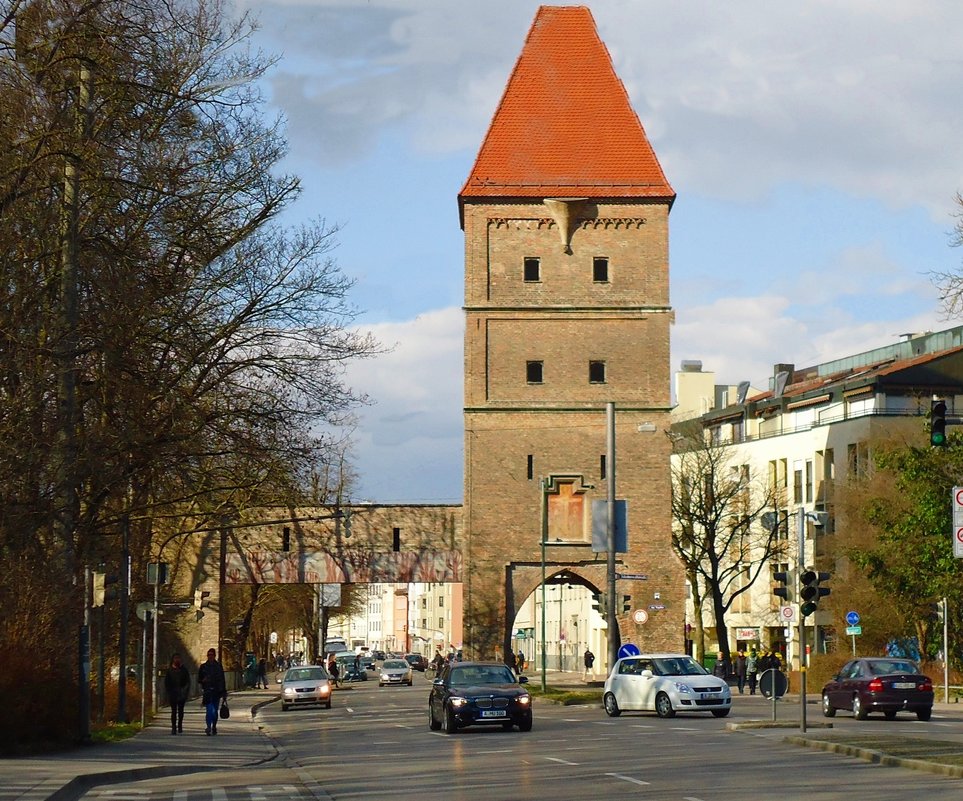 Vogeltor — часть городских укреплений Аугсбурга - Galina Dzubina