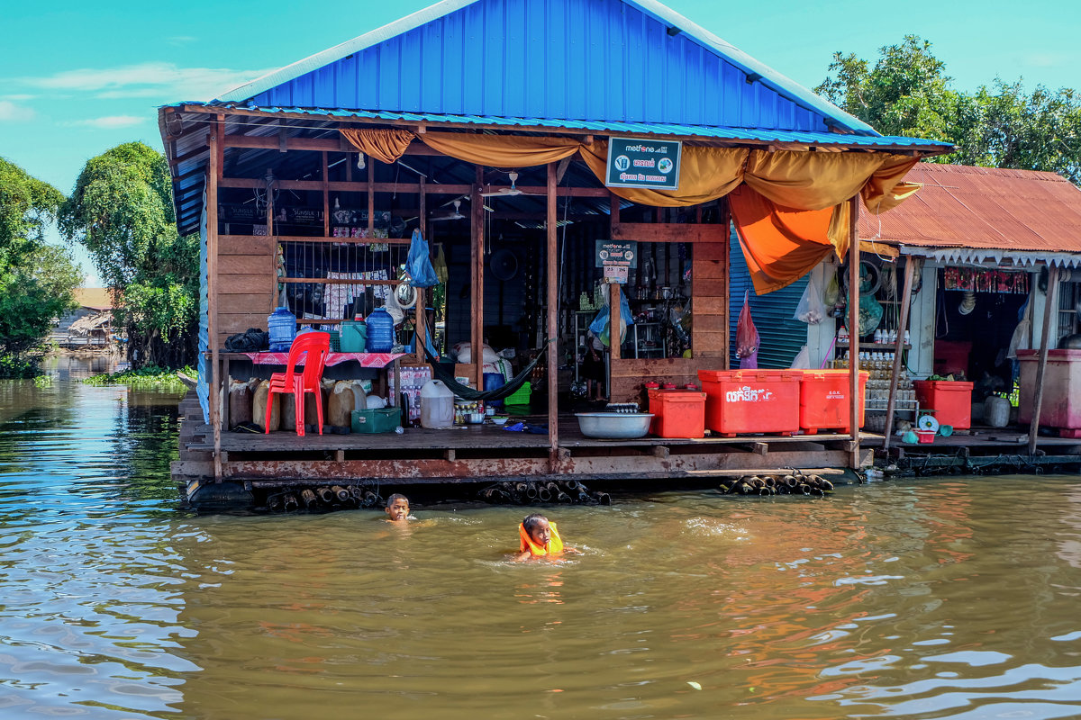 Камбоджа. Плавучая деревня озера Тонлесап. - Rafael 
