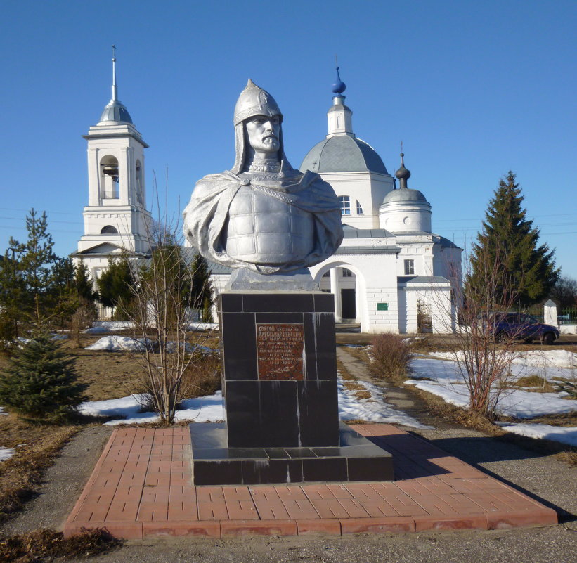 Памятник Александру Невскому в с. Ворша, Владимирская область - Galina Leskova