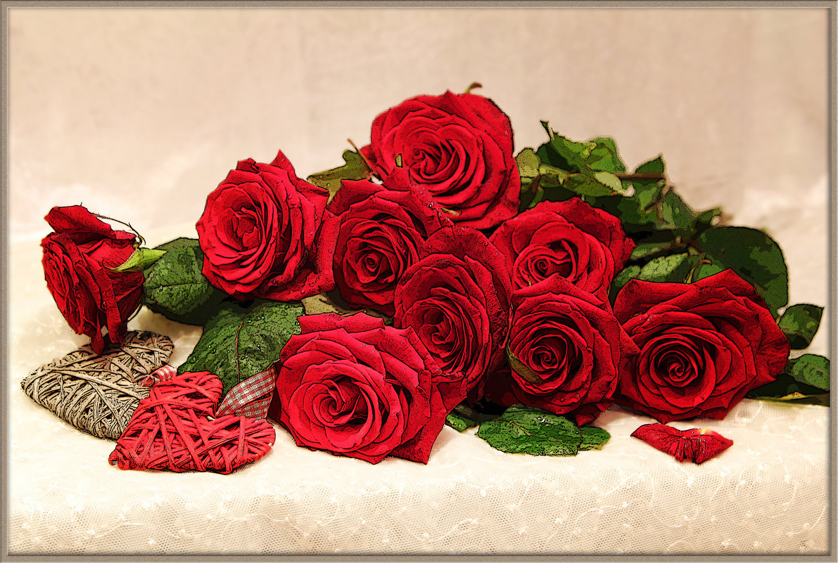 Красная роза - эмблема любви! - Милена )))