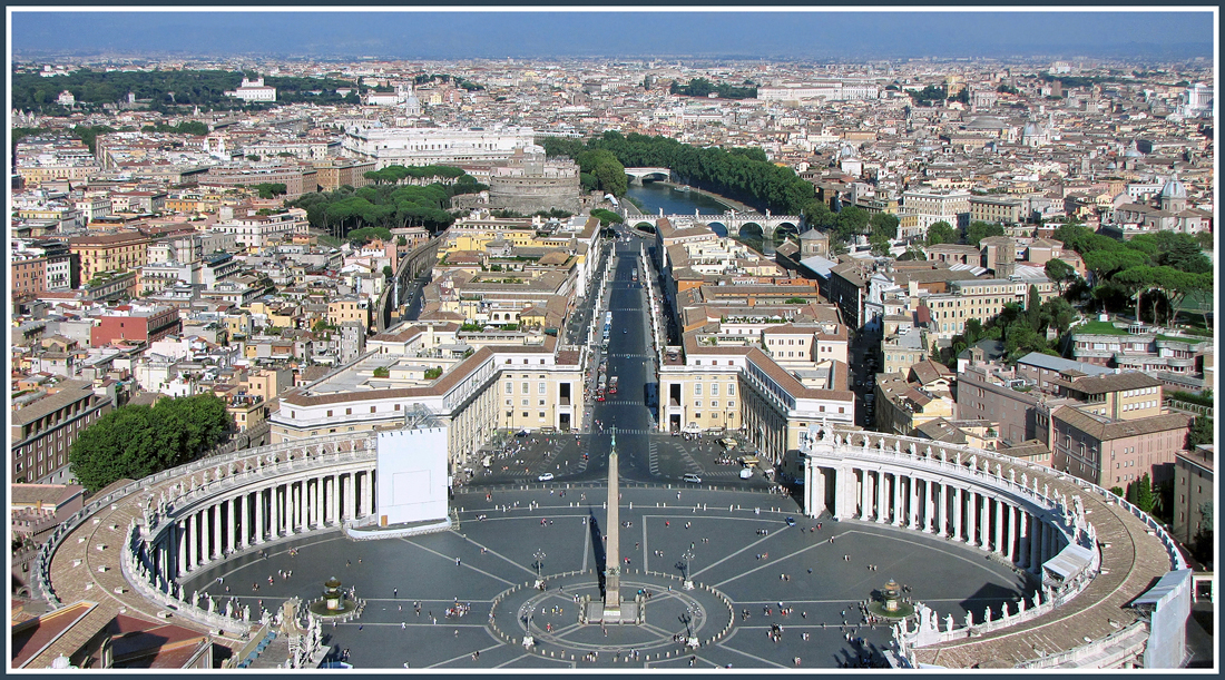 Площадь Святого Петра в Ватикане - Евгений Печенин