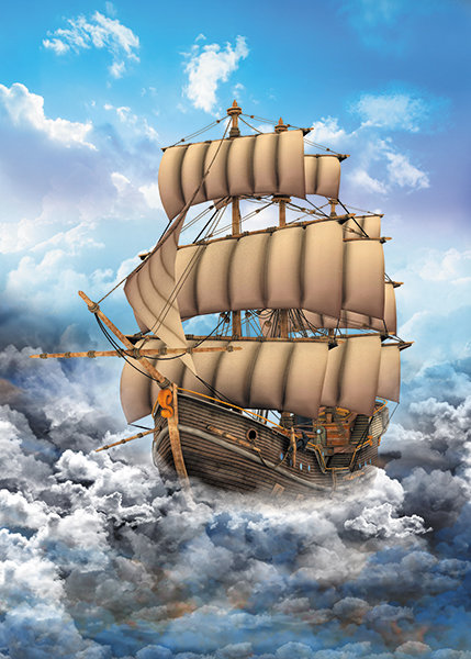 Корабль в облаках - Vita Painter