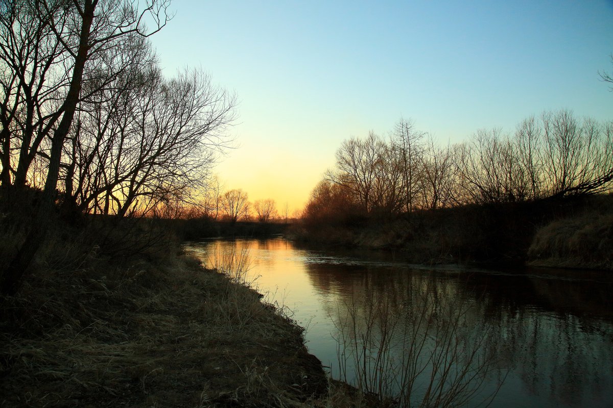 Закат у реки - Сергей *
