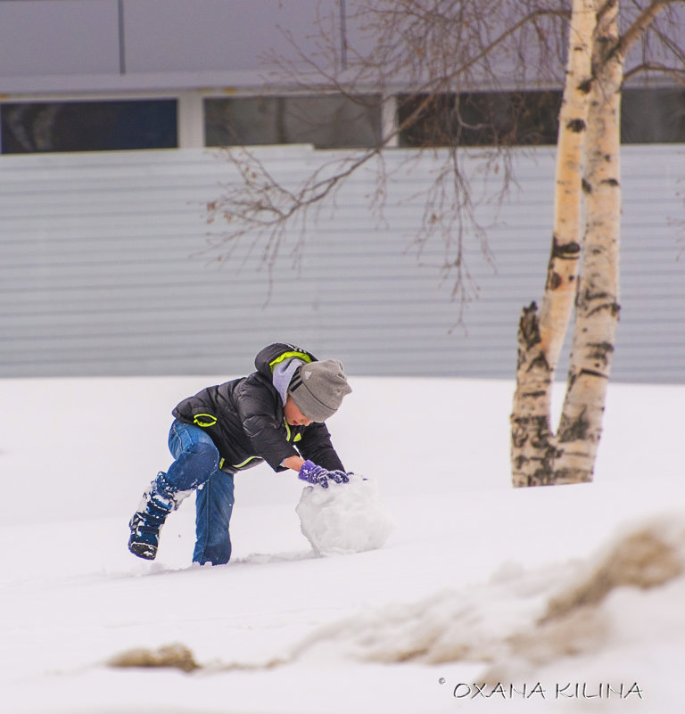Рождение снеговика (23 марта 2015 г) - Oxana Kilina