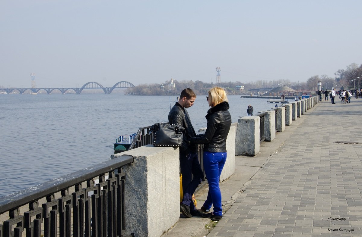 Весна пришла! Прогулка по набережной, Днепропетровск - Ксения Довгопол