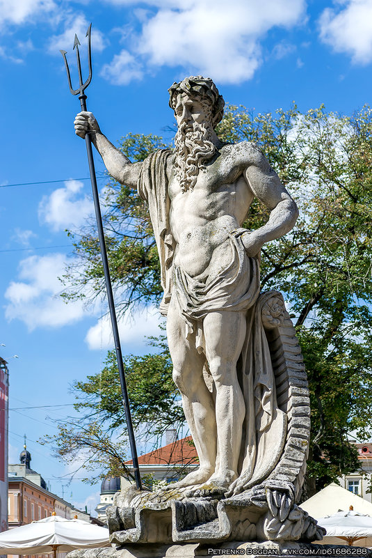 Памятник Нептуну - Львов - Богдан Петренко