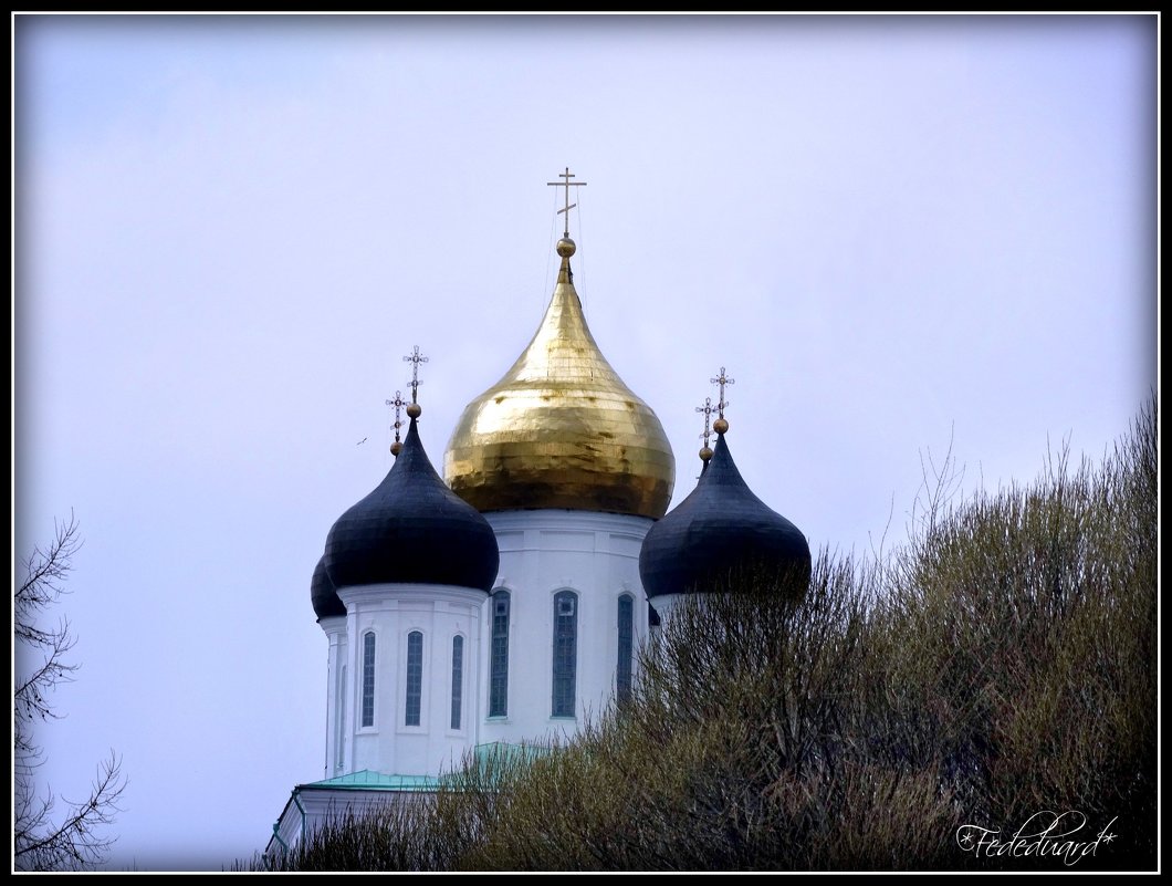 Купола Троицкого собора Псковского Кремля - Fededuard Винтанюк