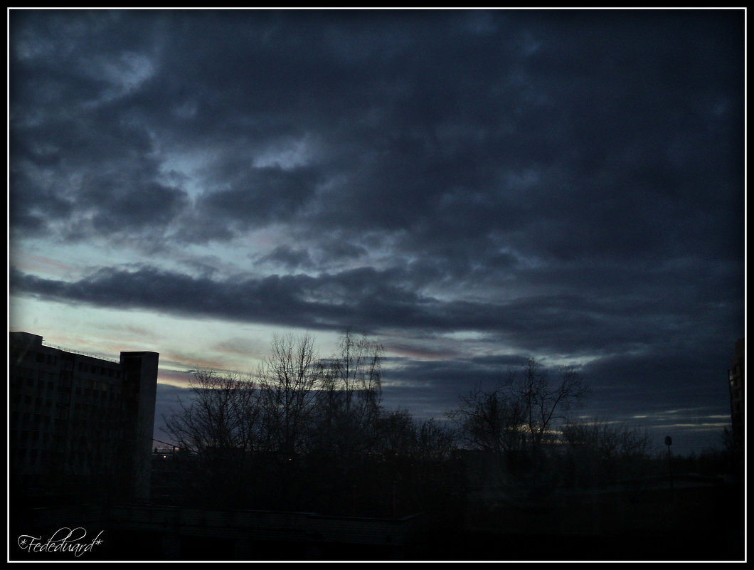 Закат...вид из моего окна... - Fededuard Винтанюк