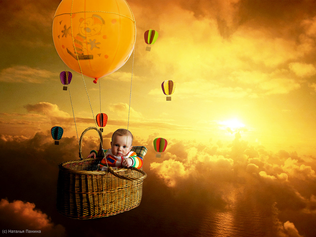 Полет на воздушном шаре - Наталья Панина