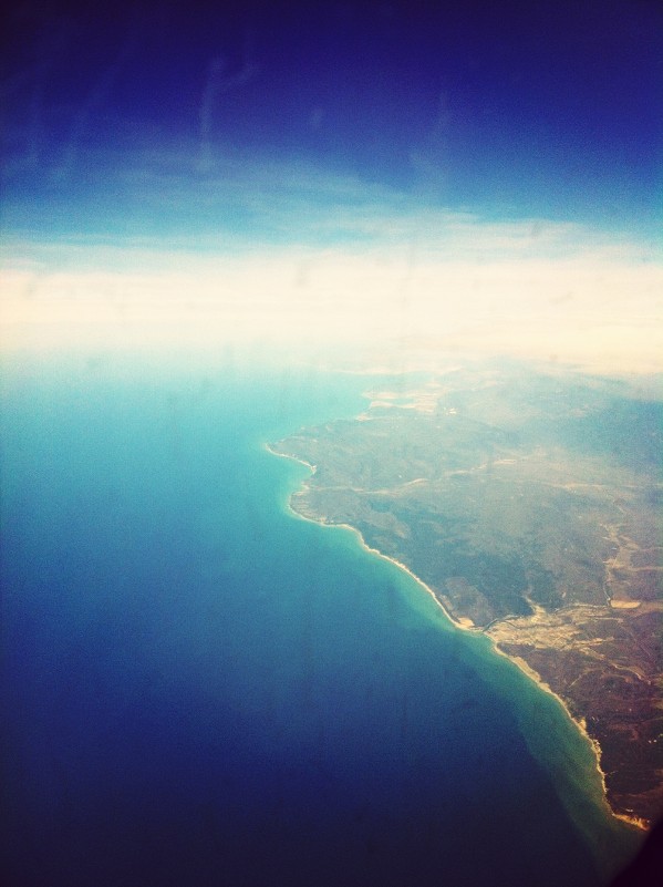 Black sea/ The view from a plane - Katerina Ilina