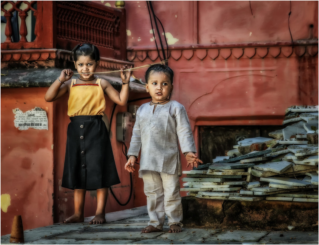 "Дети Мира"...Джайпур...Индия. - Александр Вивчарик