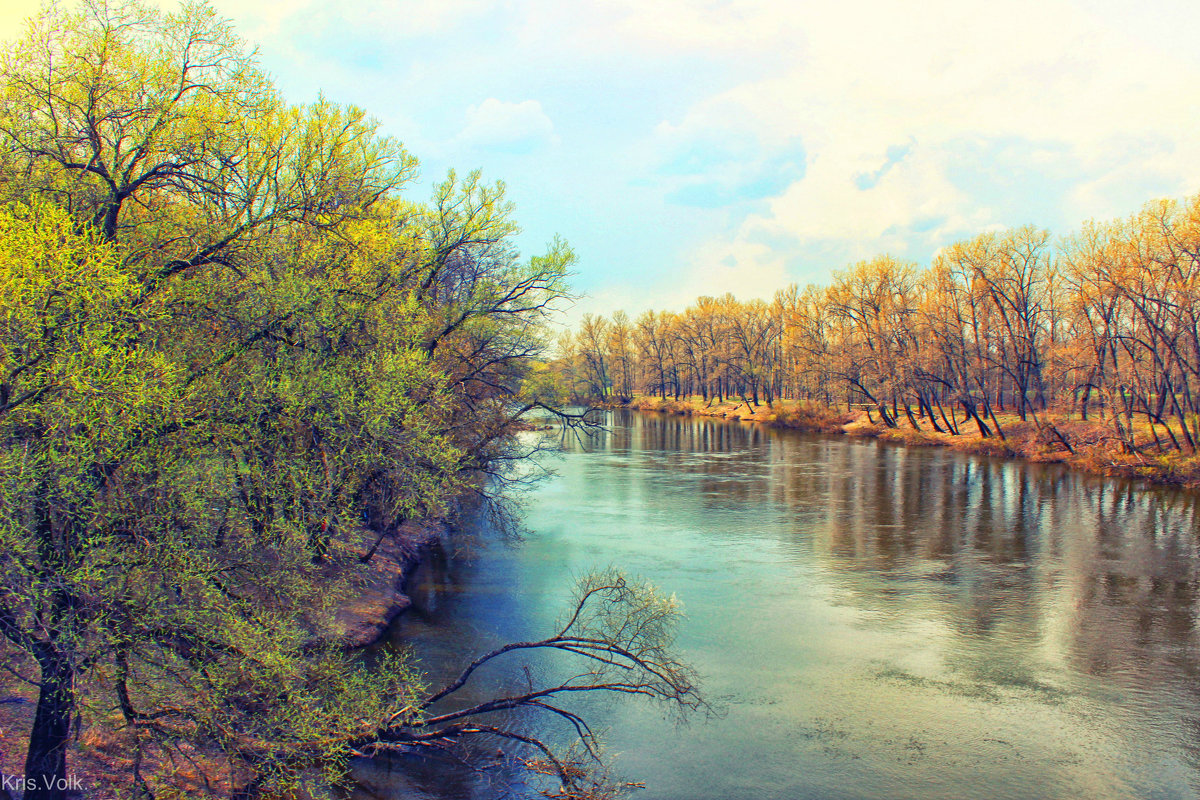 Река Десна весной . - Кристина Cоль