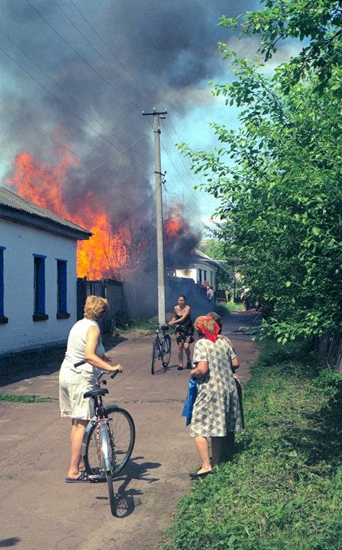 Пожар в райцентре - Сергей Тарабара