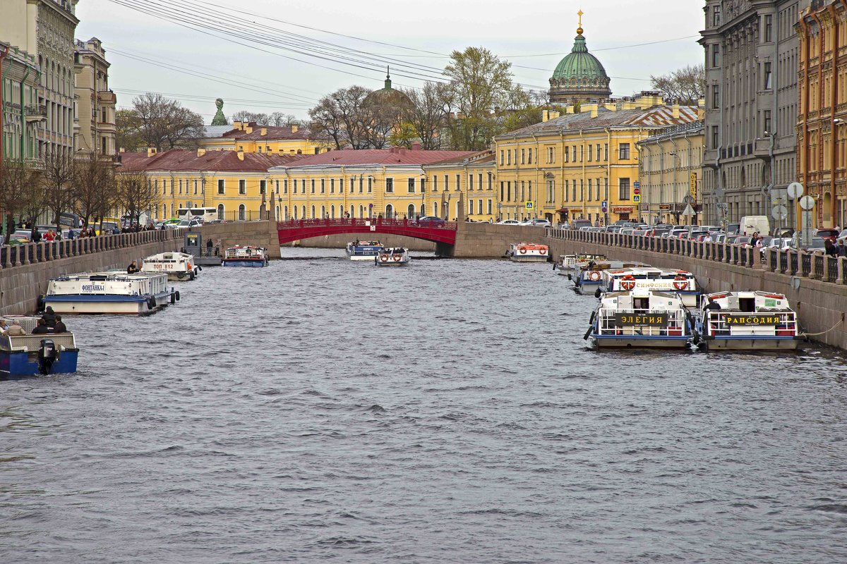 Красный мост на реке Мойке - Сергей Григорьев