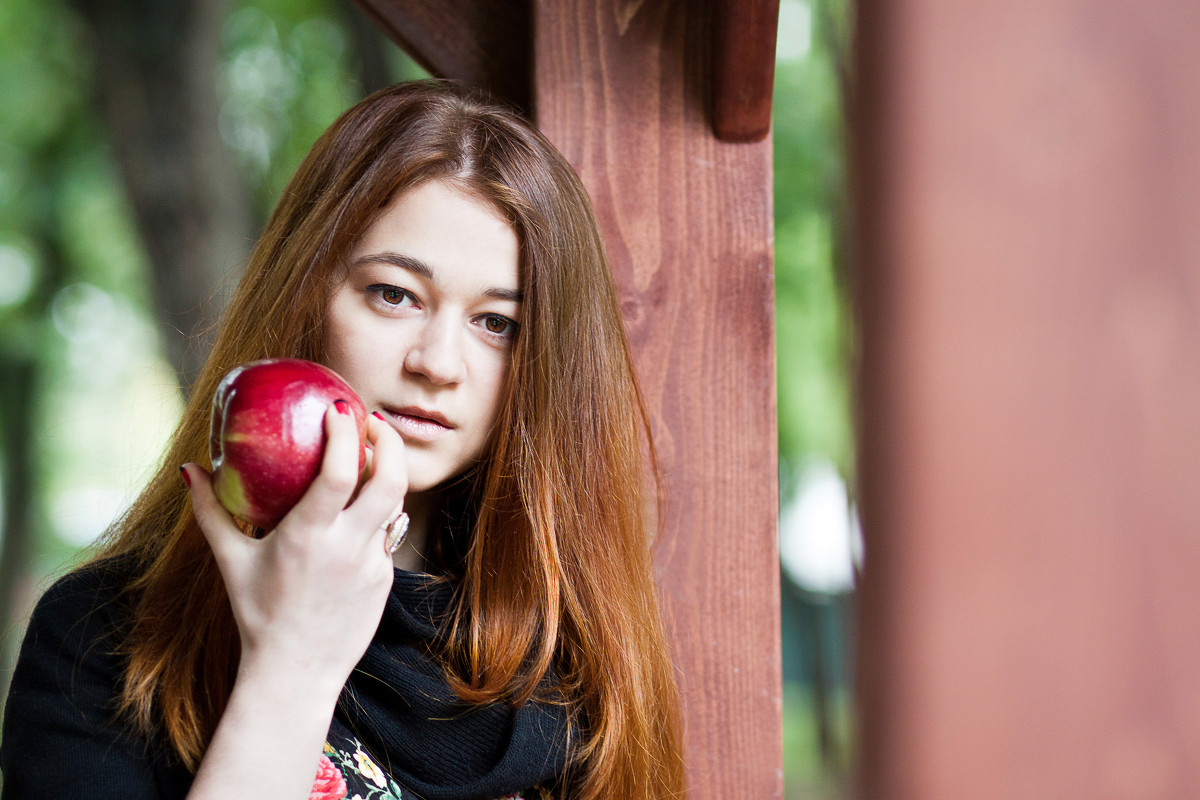 Яблочная фотосессия - Катерина Родионова