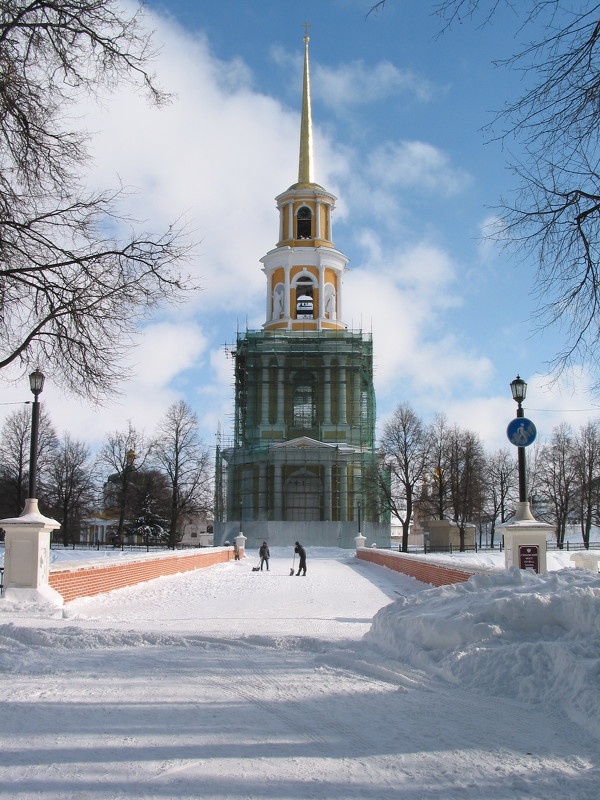 Реставрируемая колокольня Рязанского кремля - Максим Красиков