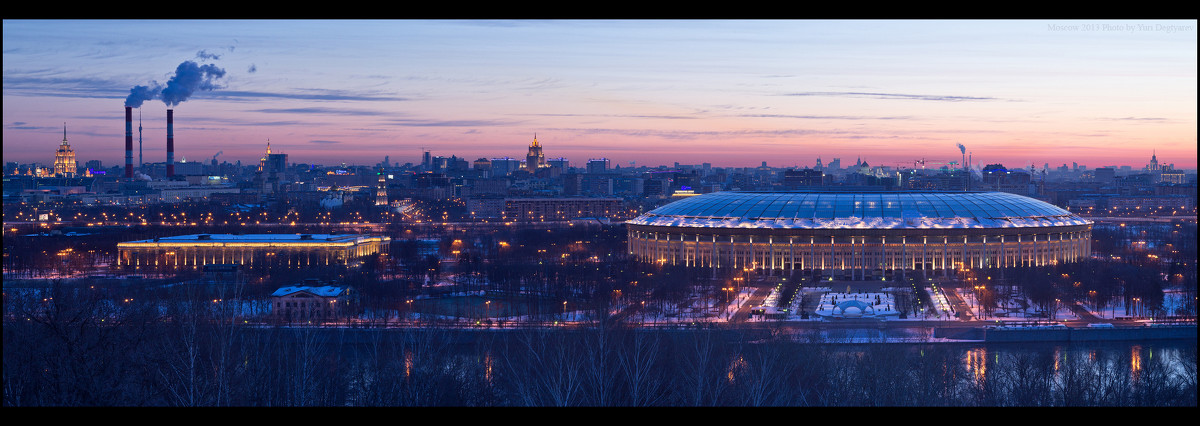 Москва. Город на рассвете. - Юрий Дегтярёв