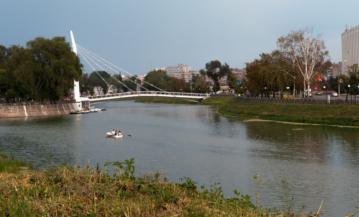 Пешеходный мост у стрелки рек Харьков и Лопань - Игорь Найда