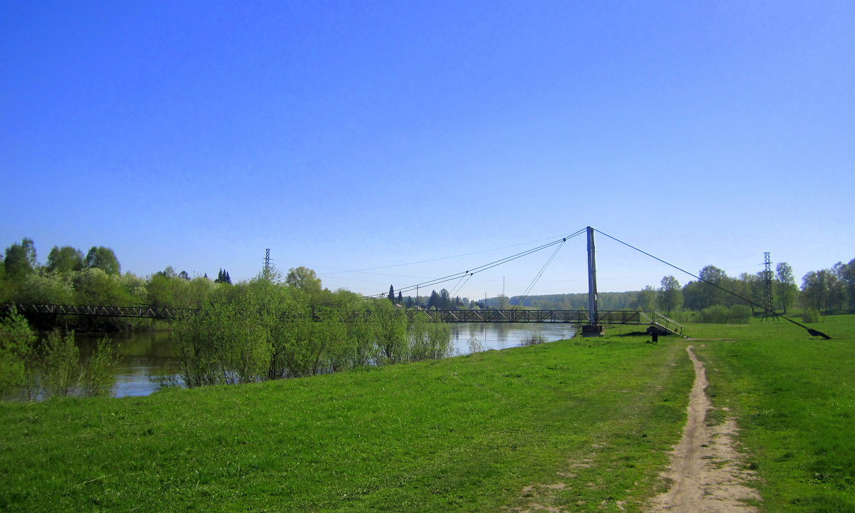 Мост через реку Иня . - Мила Бовкун