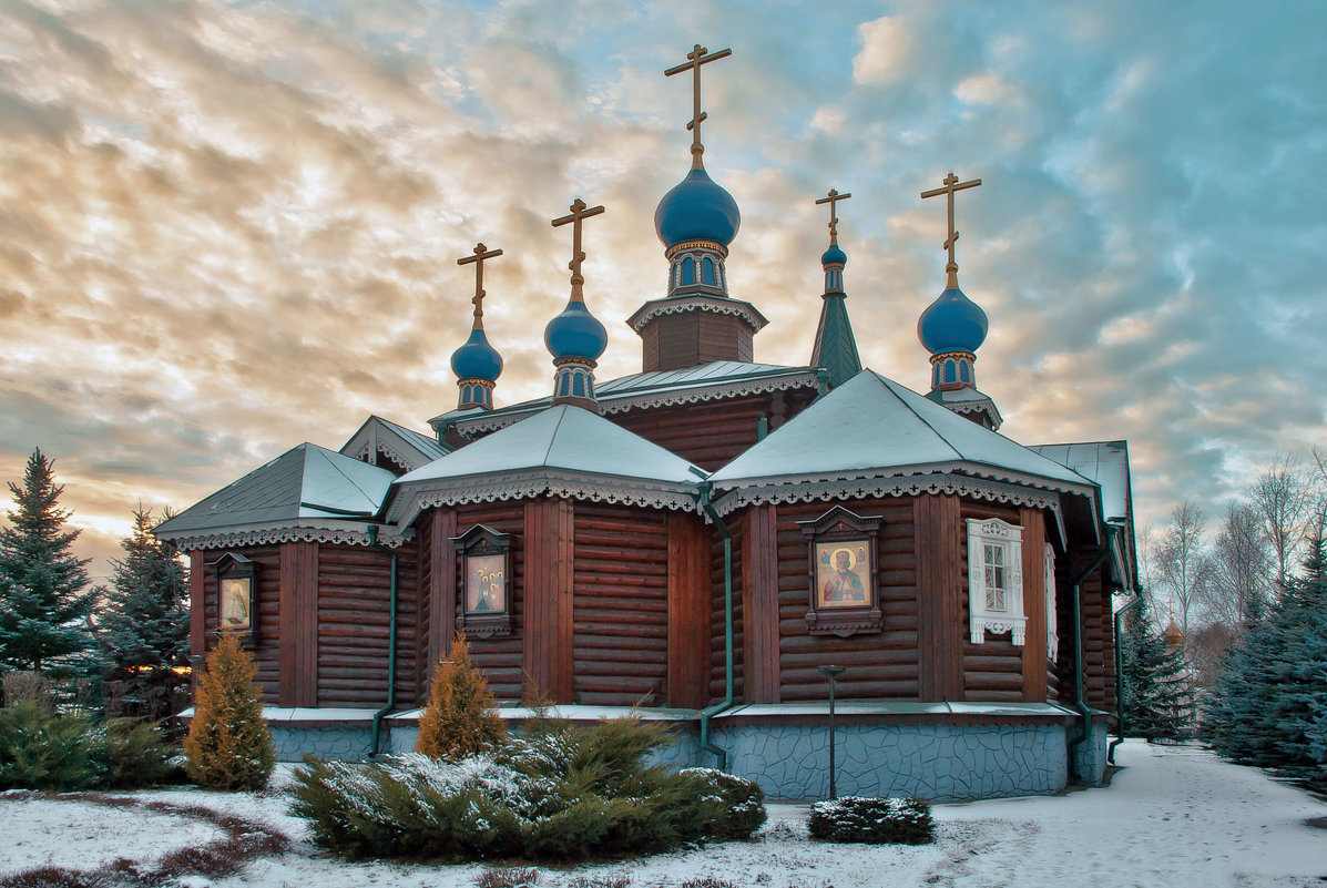 Церковь в деревне Бородино