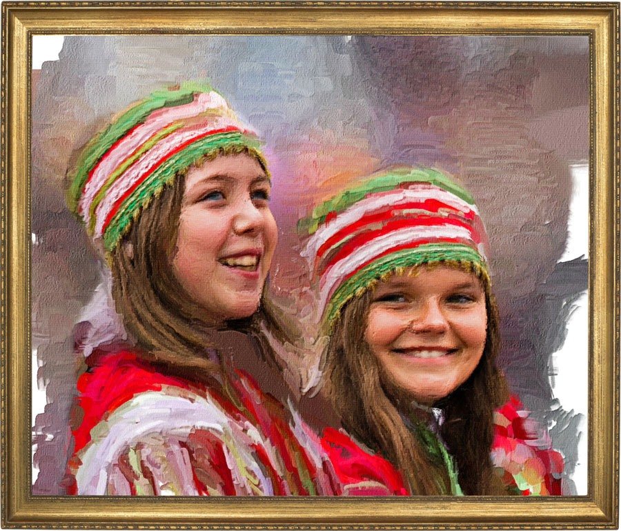 Две девочки в белорусских костюмах - Nn semonov_nn