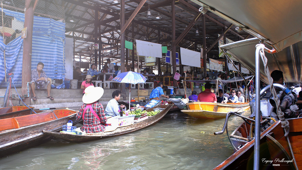 Плавучий рынок.Бангкок - Евгений Подложнюк