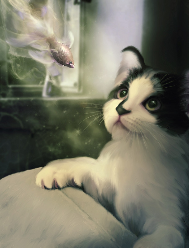 Про мечты..маленького котёнка.. - Лана Назарова