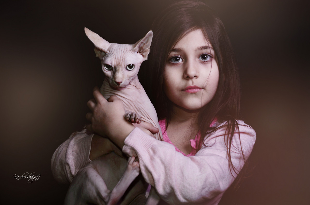 Девочка с кошкой - Жанна Карчевская