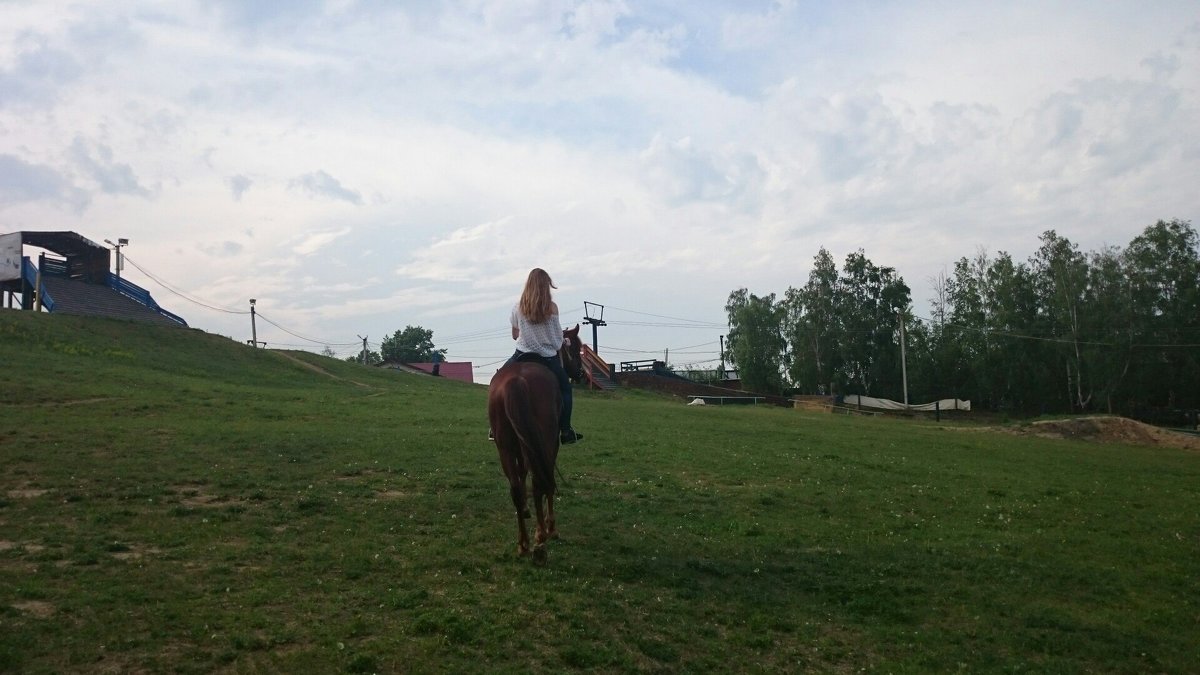 конная прогулка - Татьяна Карканица