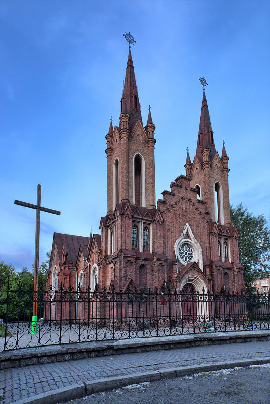 Католический храм в Иркутске