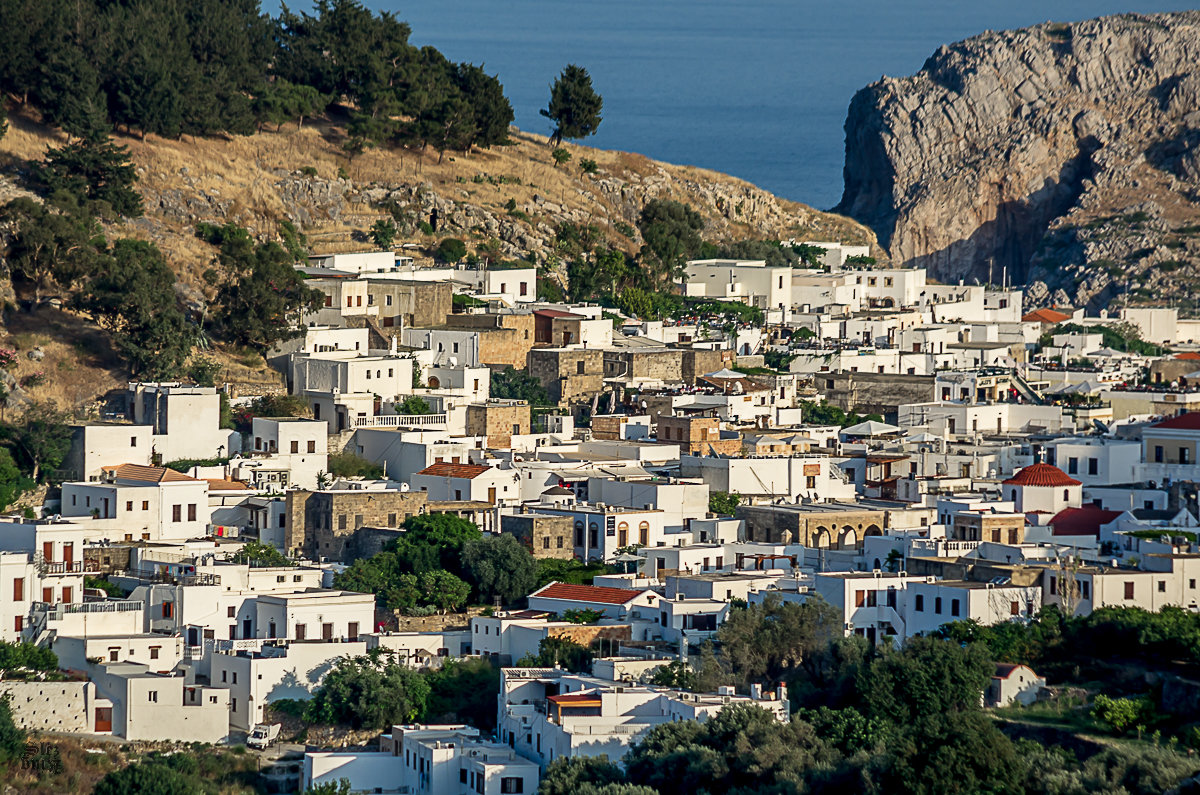 Greece. Rhodes. Evening over Lindos III - Геннадий Слёзкин