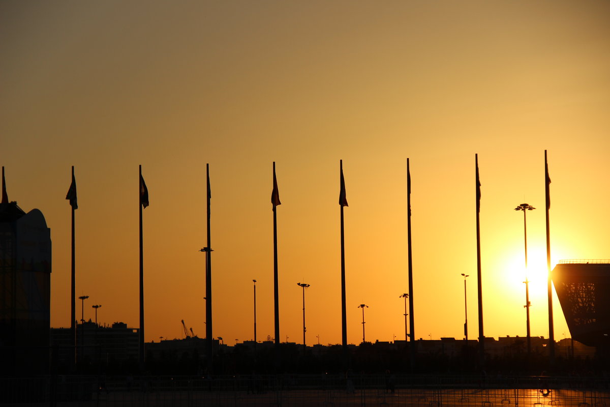 Sochi Olympic Park  закат - андрей 