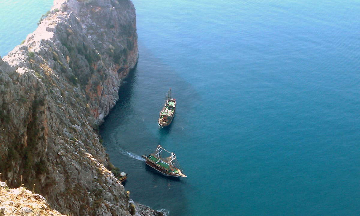 Кораблики , Средиземное море , Алания - Наталья Елизарова