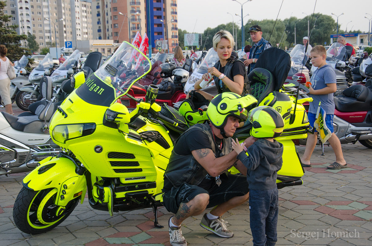 Мотослёт "GoldWing 2015" в Бресте - Сергей и Ирина Хомич