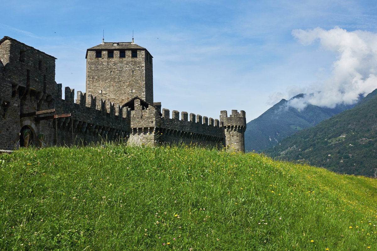 Замок Монтебелло в Беллинцоне (Швейцария) - Андрей Крючков