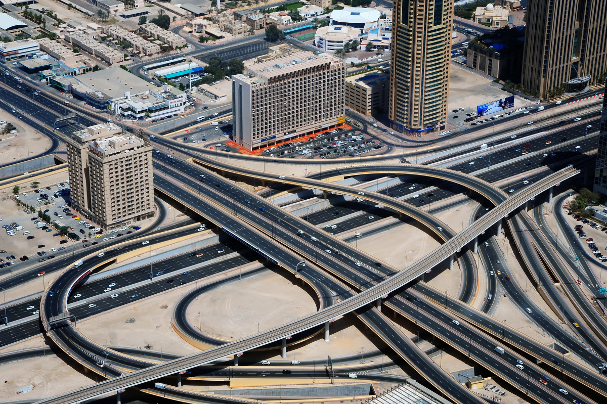 Вид на Дубай с 124 этажа башни Бурж Халифа - надежда корсукова