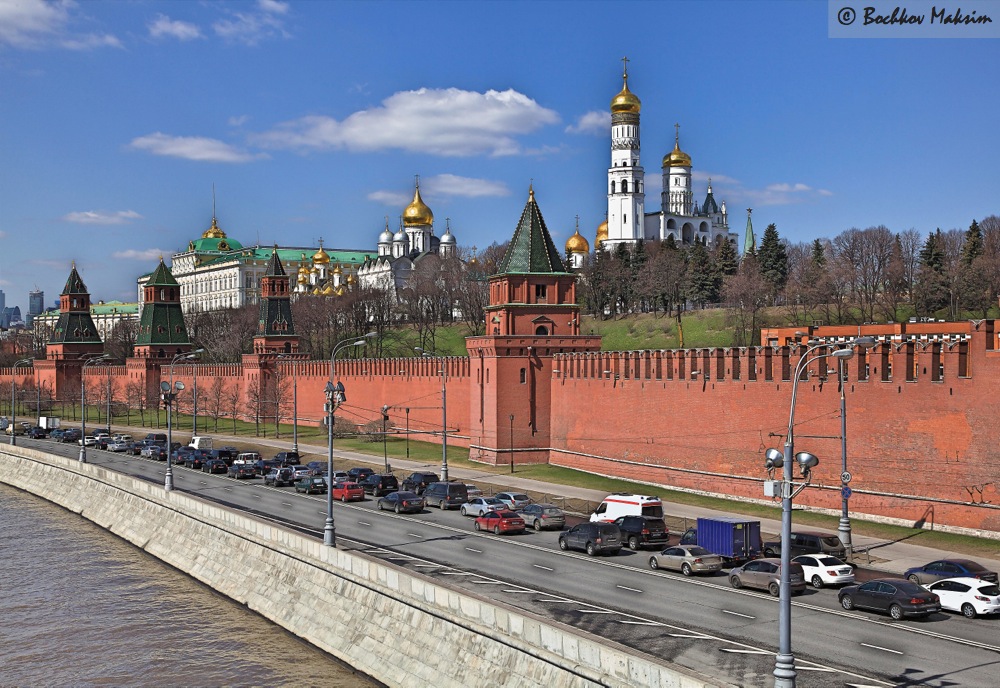 Кремль со стороны Большого Москворецкого Моста - Максим Бочков