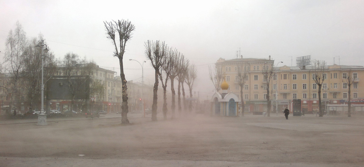 Песчаная буря в городе или найти стадион - Владимир Анакин