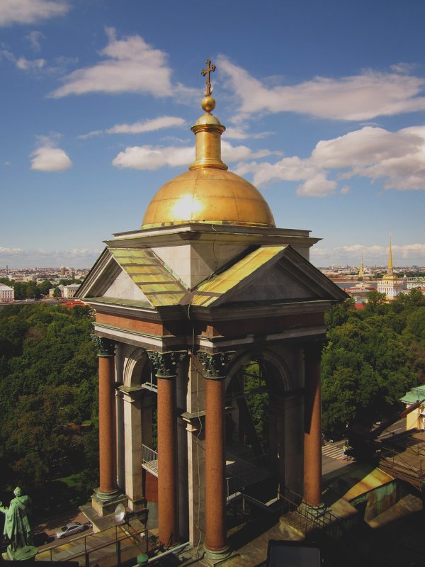 Вид с колоннады Исаакиевского собора (Санкт-Петербург) - Павел Зюзин