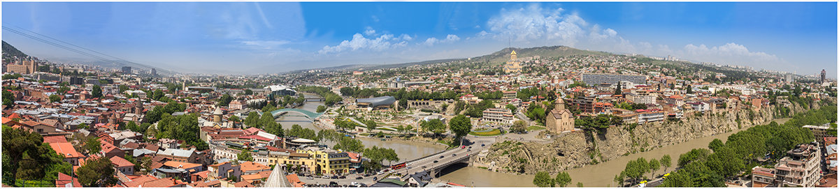 Вид на Тбилиси с крепости Нарикала - Вячеслав Шувалов