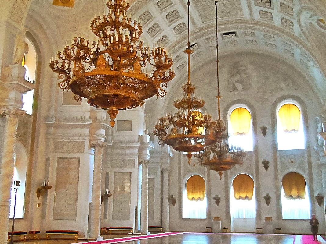 Георгиевский зал Большого Кремлевского дворца - Галина 